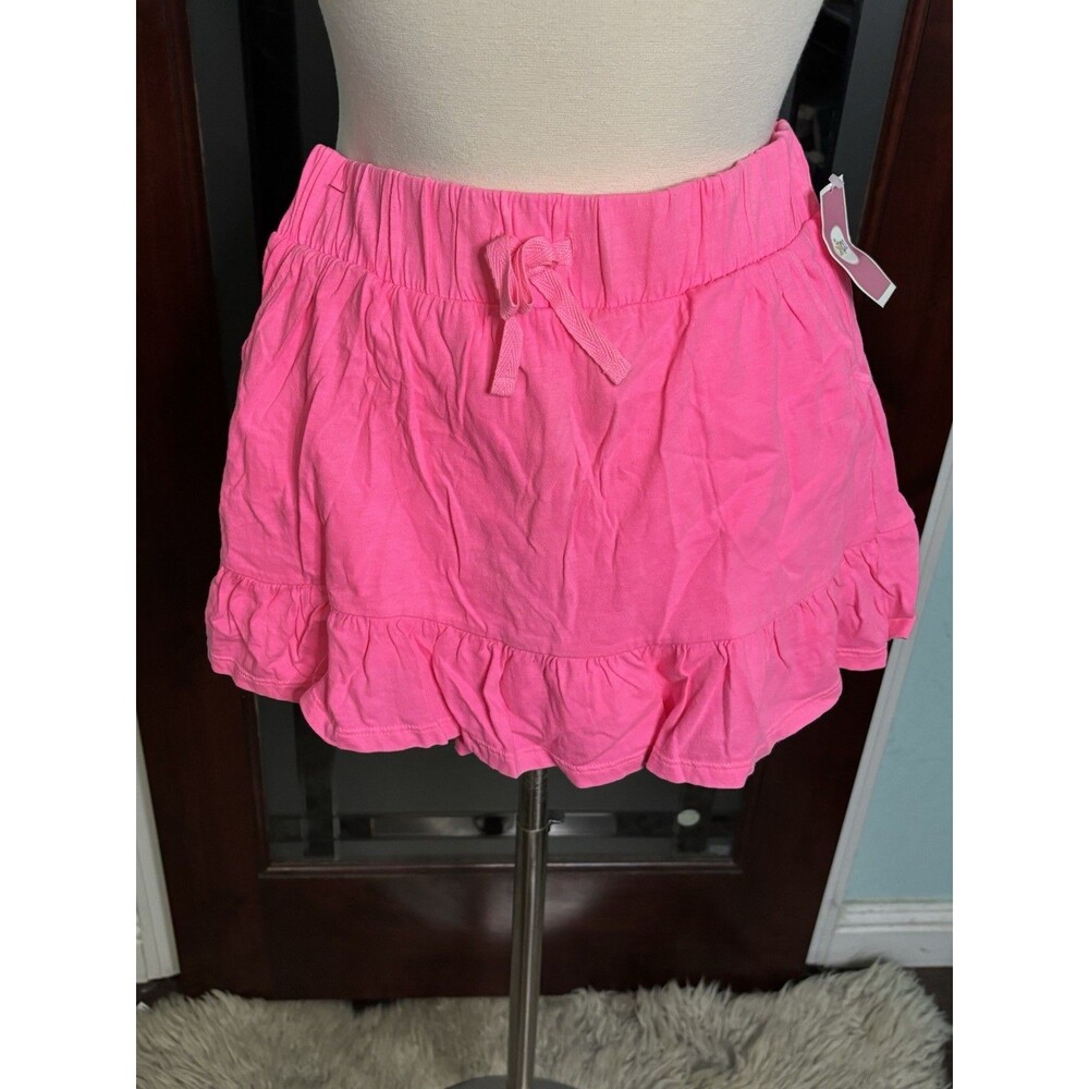 New Girls Hot Pink Cotton Skorts Scooter Circo Pockets XL 14/16